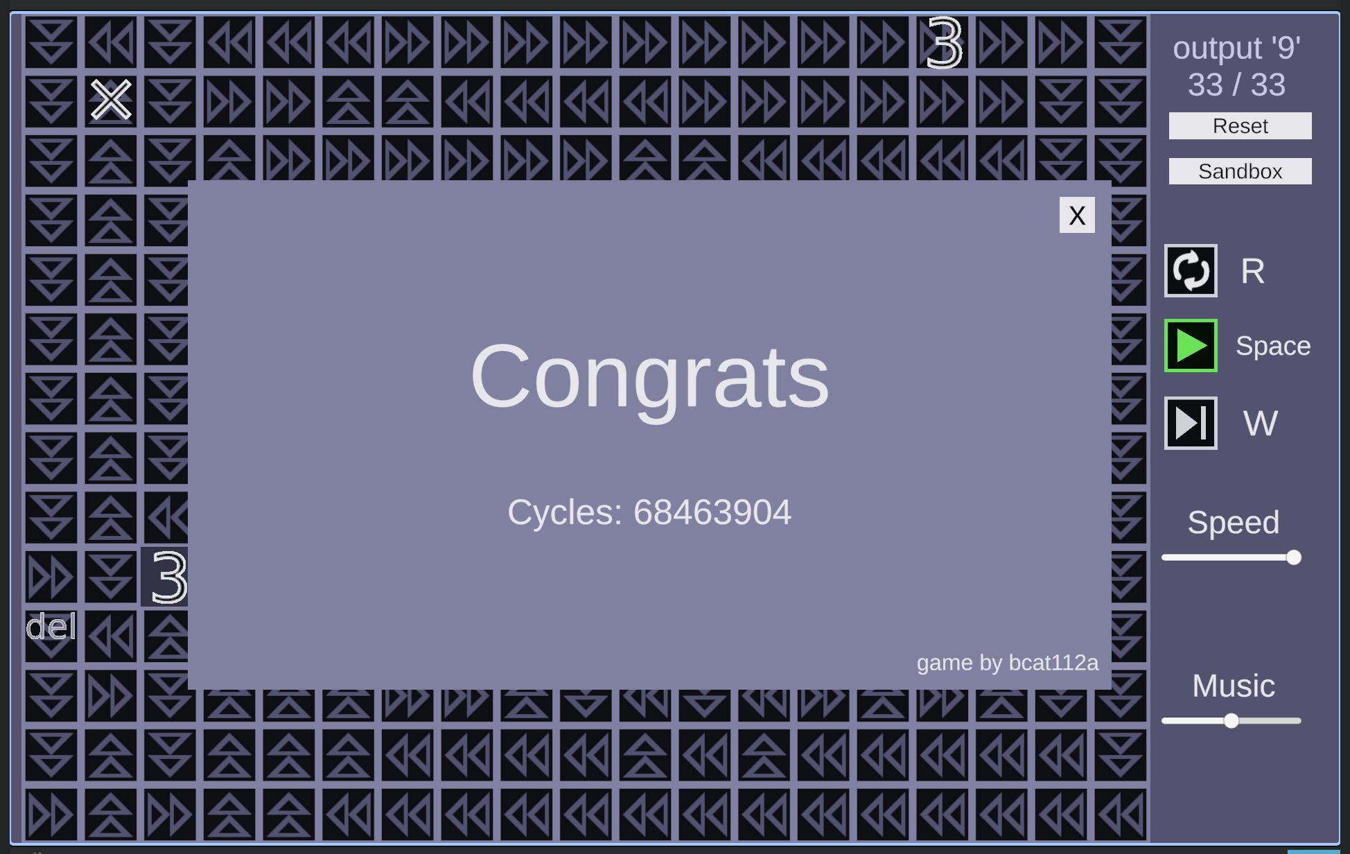 The 4-loop machine completed in 68463904 cycles